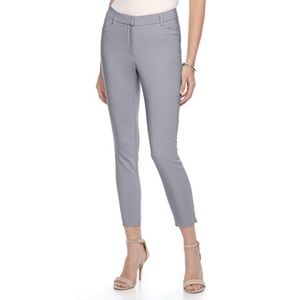 Dana Buchman, gray ankle dress pants